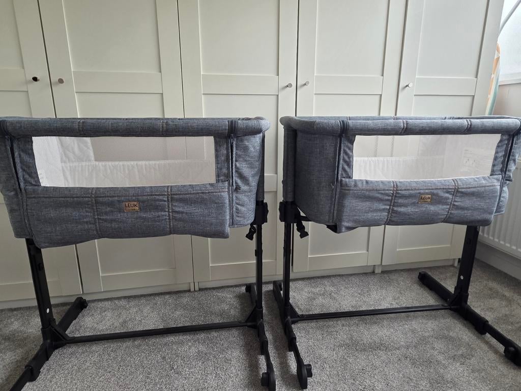 Co-sleeper (tweeling) samen of apart te koop, Ophalen, Gebruikt, Wieg