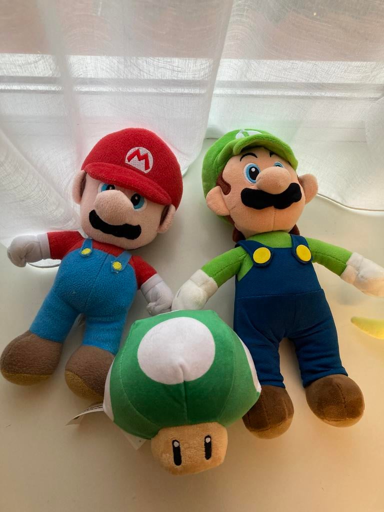 Mario en luigi knuffel nintendo, Kinderen en Baby's, Speelgoed | Knuffels en Pluche, Ophalen of Verzenden, Zo goed als nieuw, Overige typen