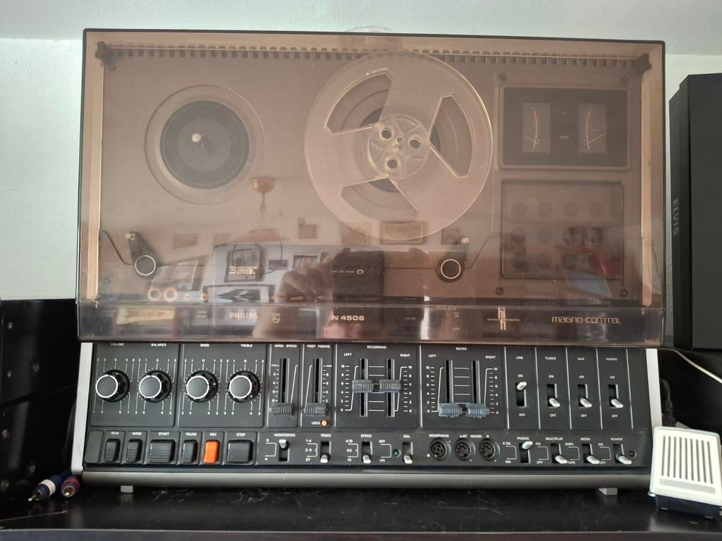 Philips N4506 plus banden Maxwell philips etc, Audio, Tv en Foto, Bandrecorders, Ophalen, Bandrecorder