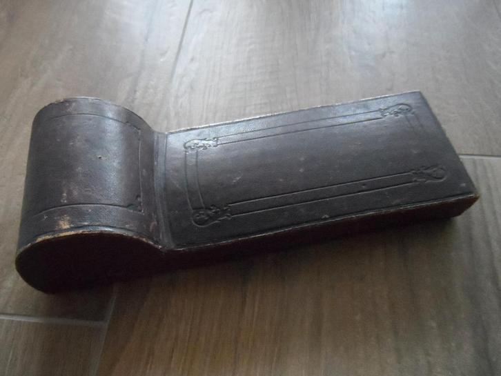 Opbergbox/foedraal voor bestek en beker., Antiek en Kunst, Curiosa en Brocante, Ophalen of Verzenden