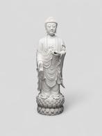 large Chinese porcelain blanc-de-chine Amitabha Buddha, Ophalen