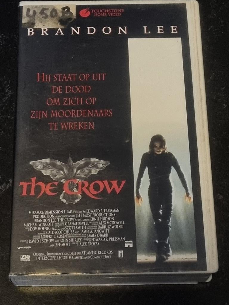 The Crow VHS - Brandon Lee - Actie/Horror Klassieker, Vanaf 16 jaar, Ophalen of Verzenden, Gebruikt, Thrillers en Misdaad