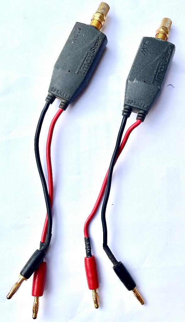 MIT T-Max Super, 2x amp kant, 2 x speaker kant, Audio, Tv en Foto, Audiokabels en Televisiekabels, Ophalen, Gebruikt, Minder dan 2 meter