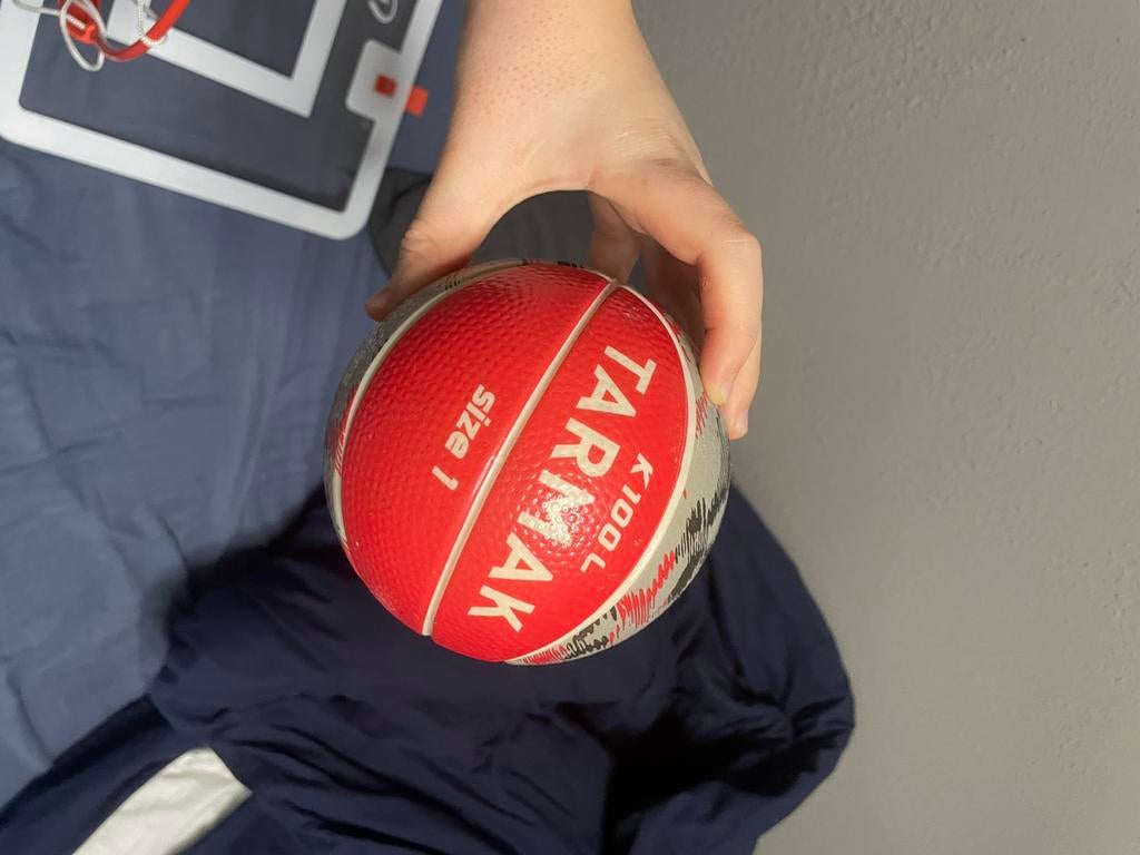 Mini Basket Decathlon Inklapbaar met Bal, Sport en Fitness, Basketbal, Ophalen of Verzenden, Zo goed als nieuw, Bal