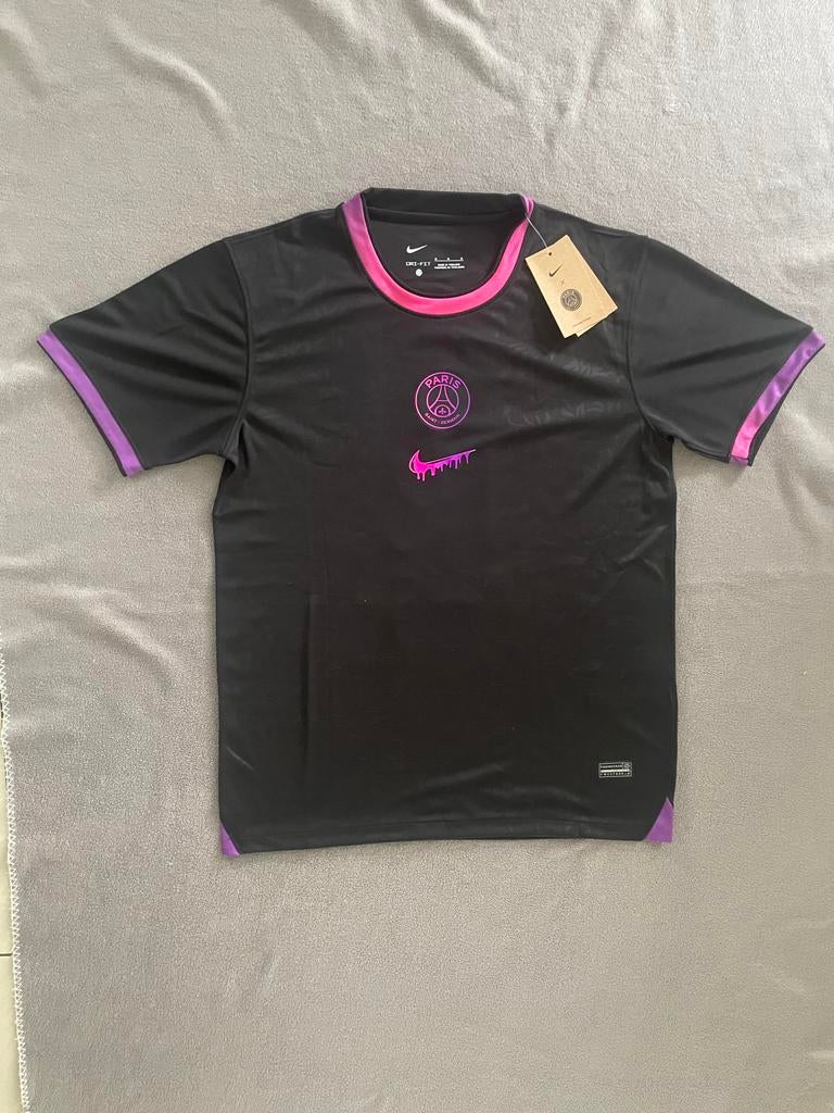 PSG zwart concept shirt D.Doue 14 M nine, Zwart, Nieuw, Voetbal, Verzenden