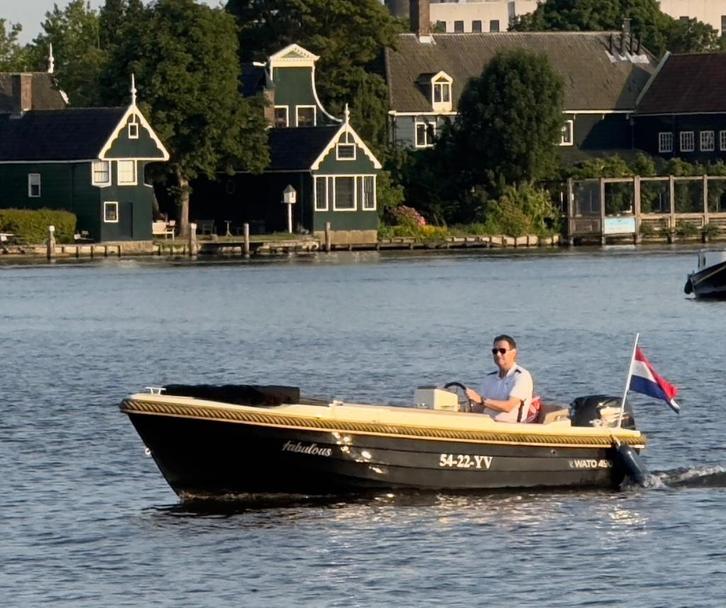 Prachtige sloep WATO 490TE met 30pk Suzuki, Watersport en Boten, Sloepen, Zo goed als nieuw, 30 tot 50 pk, 3 tot 6 meter, Buitenboordmotor
