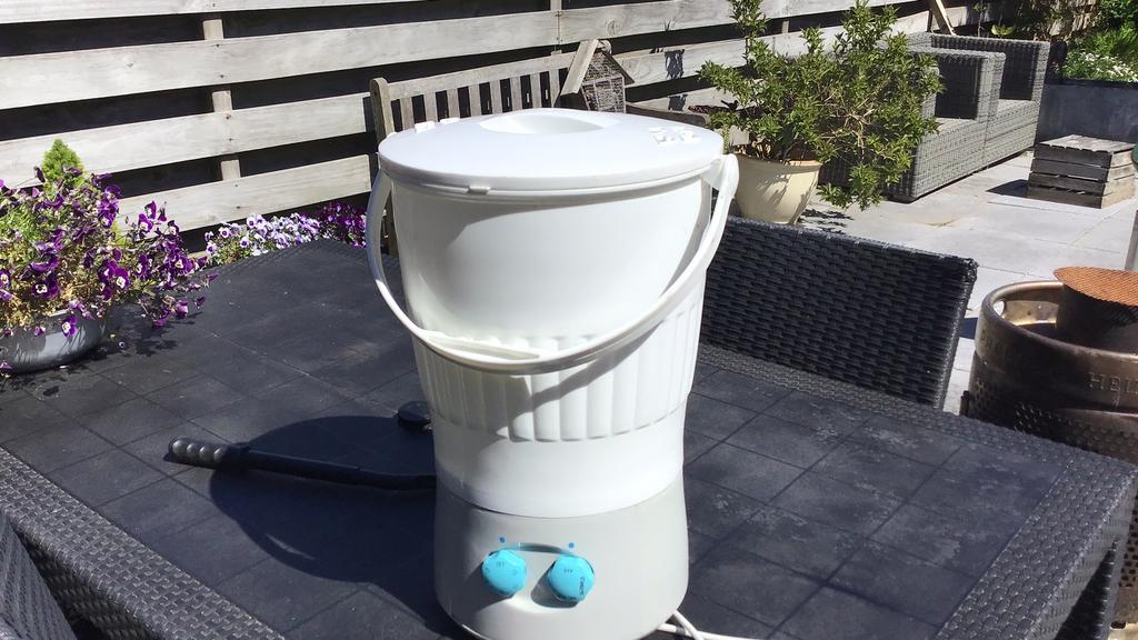 Camping wasmachine, Ophalen of Verzenden, Zo goed als nieuw