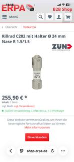 Rilwielen voor CNC-banken - Zünd Rillrad C202 met houder, Doe-het-zelf en Verbouw, Ophalen of Verzenden