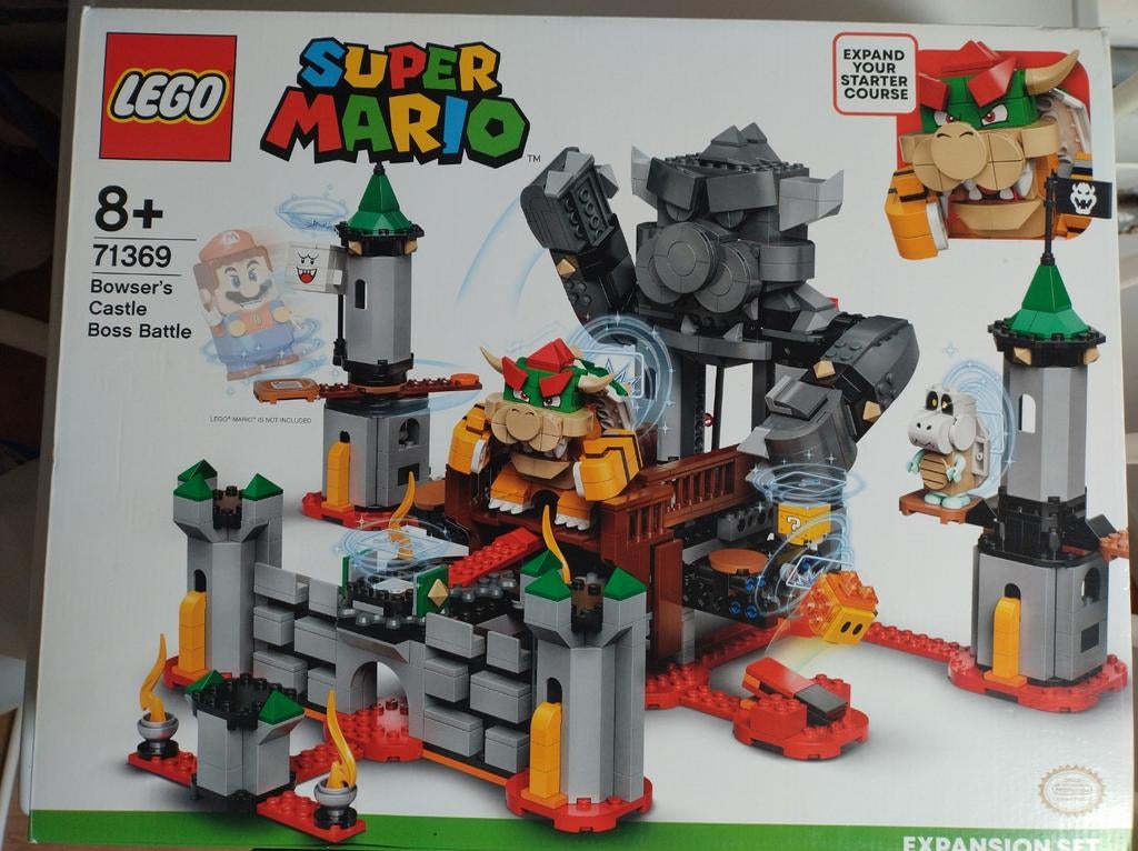 LEGO Super Mario 71369 Bowser's Kasteel Boss Strijd, Ophalen of Verzenden, Gebruikt, Inclusief doos