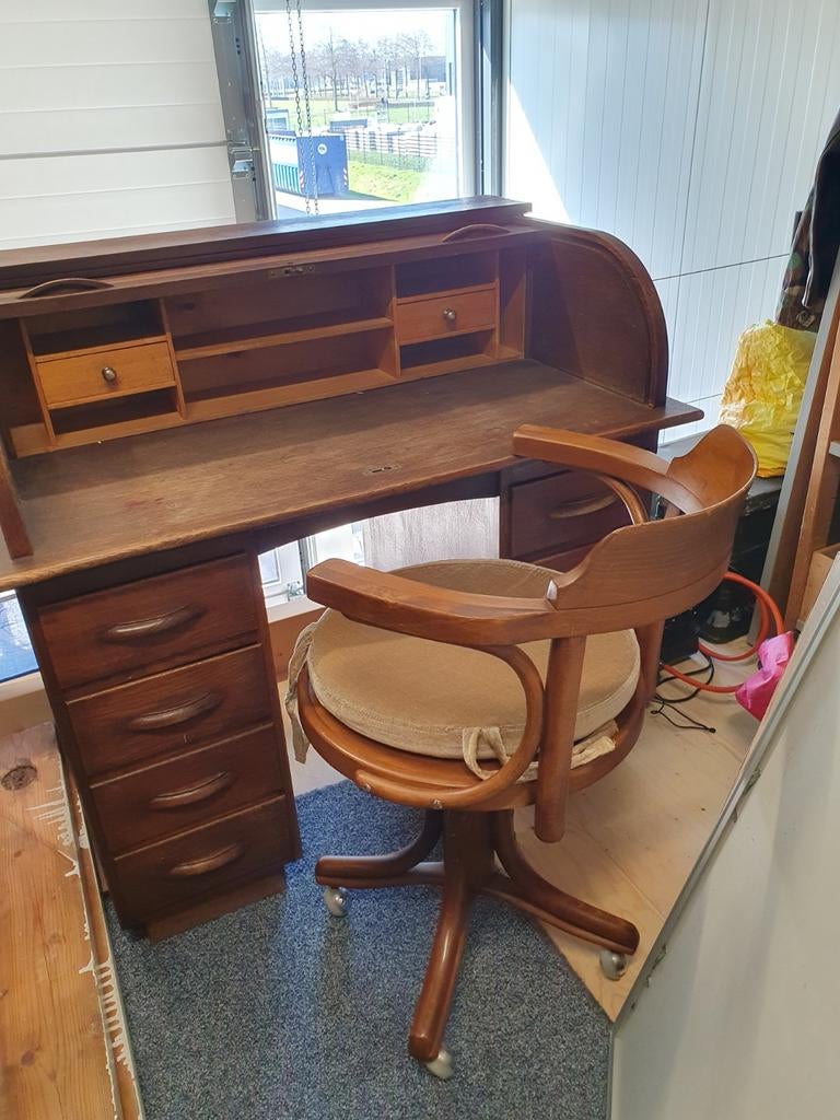 Mooi Cilinder Bureau, Ophalen of Verzenden