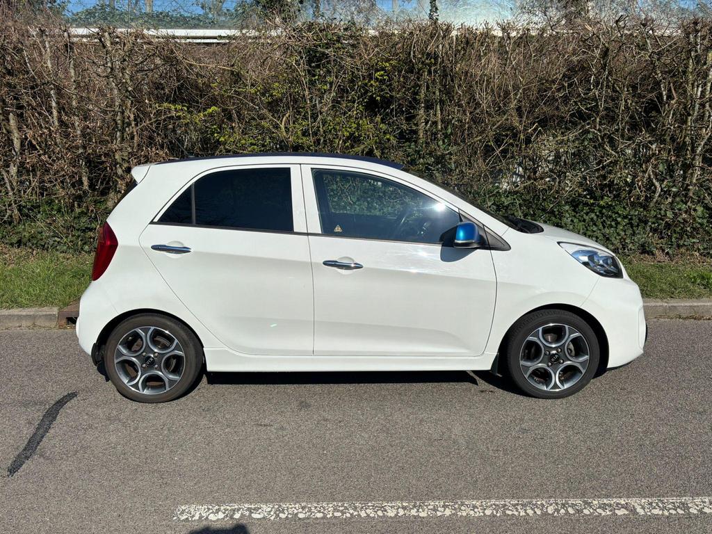 Kia Picanto 1.2 Cvvt Sportsline, 5-DRS 2015 Wit, Auto's, Voorwielaandrijving, Euro 5, 4 cilinders, 840 kg