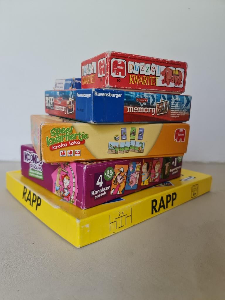 Groot Spellenpakket (6 delig) -, Drie of vier spelers, Ophalen of Verzenden, Gebruikt, Ravensburger Spelen