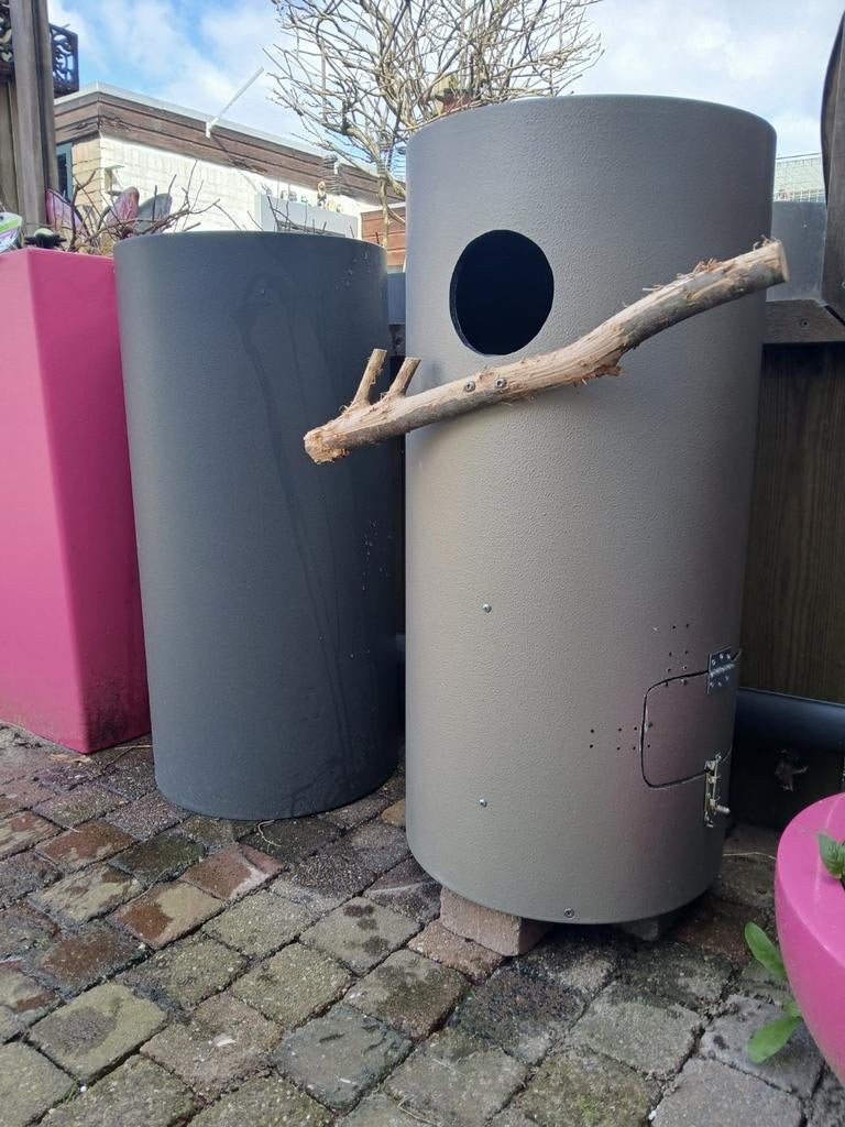 Papegaaien nestblok, Ophalen, Metaal, Vogelkooi