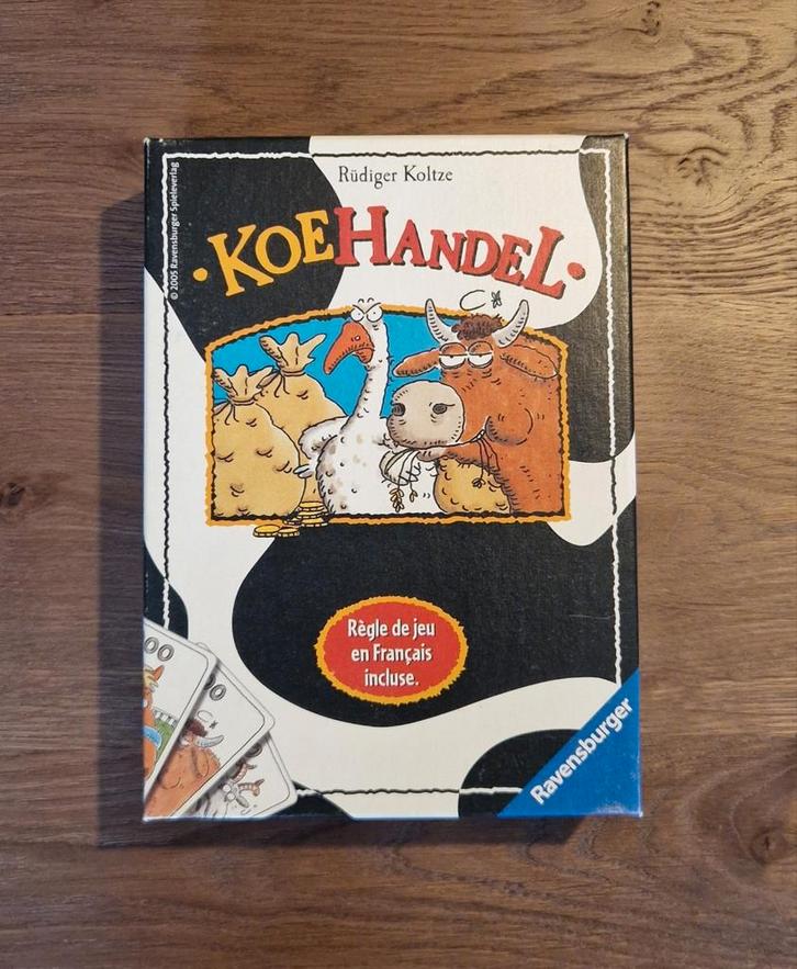 Koehandel - Compleet spel, Hobby en Vrije tijd, Gezelschapsspellen | Bordspellen, Zo goed als nieuw, Drie of vier spelers, Vijf spelers of meer