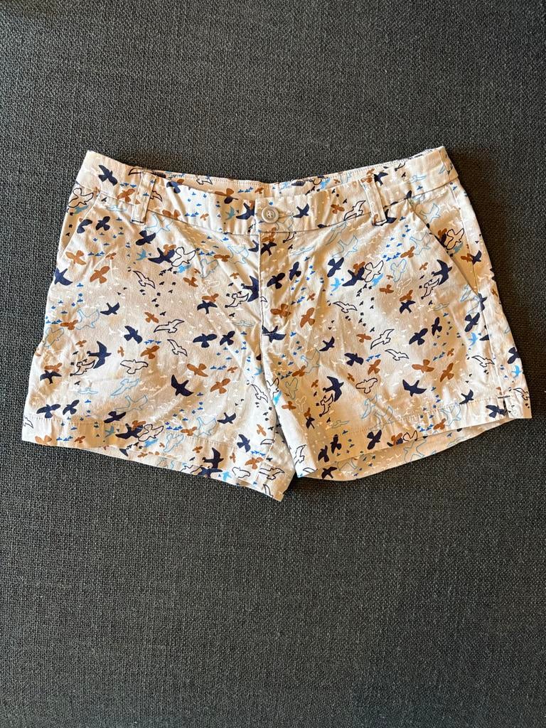 Nieuwe Patagonia short beige met vogels - outdoor/wandelen, Kort, Beige, Nieuw, Ophalen of Verzenden
