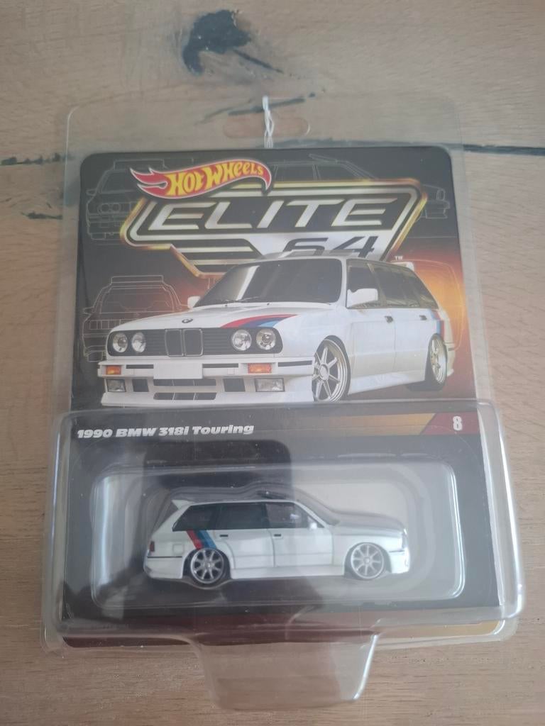 Hot Wheels Elite 64 - 1990 BMW 318i Touring, Ophalen of Verzenden, Nieuw, Auto