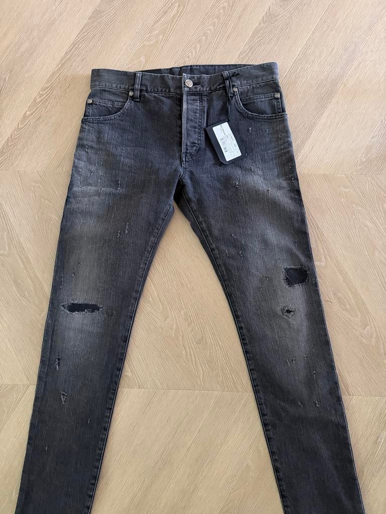 Balmain jeans maat 31 donkergrijs, Ophalen of Verzenden, Nieuw, Grijs, W32 (confectie 46) of kleiner