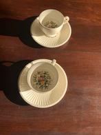 Vintage Kopjes en Schotels met Bloemenmotief, Ophalen of Verzenden, Zo goed als nieuw, Overige stijlen, Kop(pen) en/of Schotel(s)