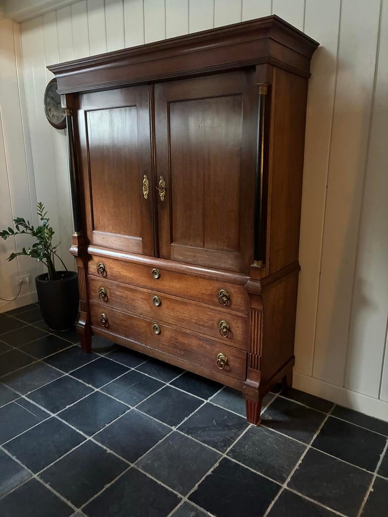 Buffetkast Kabinet Stoer en Sober, Ophalen, Gebruikt, 100 tot 150 cm, Met lade(s)