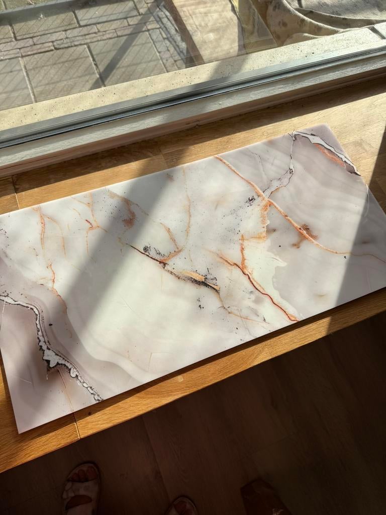 30 Plaktegels, voor wc, badkamer , enz 60x30, Overige typen, Nieuw, Ophalen of Verzenden, Minder dan 5 m²