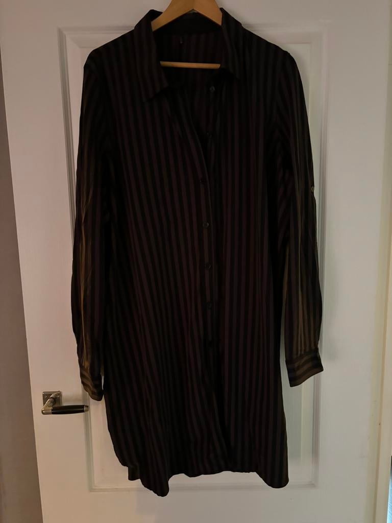 Plus basics blouse maat 54, Kleding | Dames, Grote Maten, Verzenden, Zo goed als nieuw, Blauw, Blouse of Tuniek