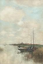 Theo de Bock - Aan de Zuiderzee, Antiek en Kunst, Ophalen of Verzenden