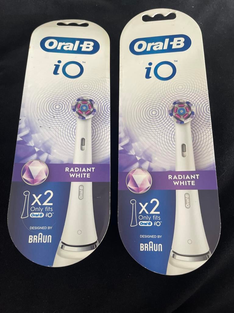 Oral-B iO Radiant White opzetborstels (4 stuks), Sieraden, Tassen en Uiterlijk, Uiterlijk | Mondverzorging, Ophalen of Verzenden
