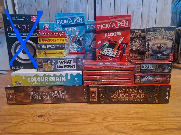 (Bord) Spellen, Nieuw (in plastic), los te koop, Hobby en Vrije tijd, Gezelschapsspellen | Bordspellen, Nieuw, Een of twee spelers