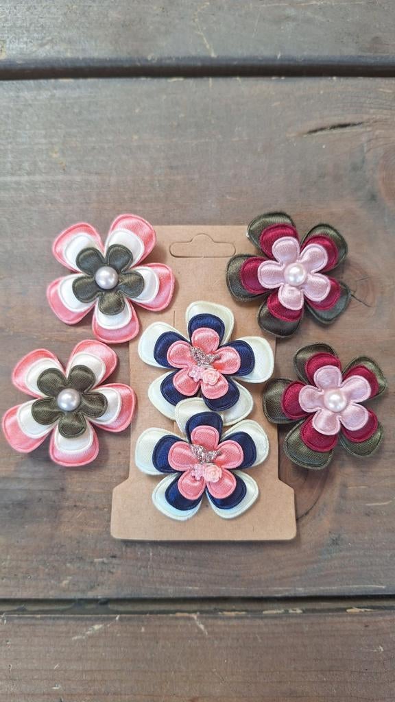 Handgemaakte bloemen haarclipjes, Kinderen en Baby's, Kindermode-accessoires, Ophalen of Verzenden