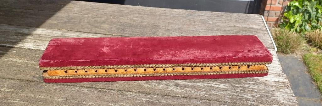 Sigarenmal met fluweel, Antiek en Kunst, Antiek | Gereedschap en Instrumenten, Ophalen of Verzenden