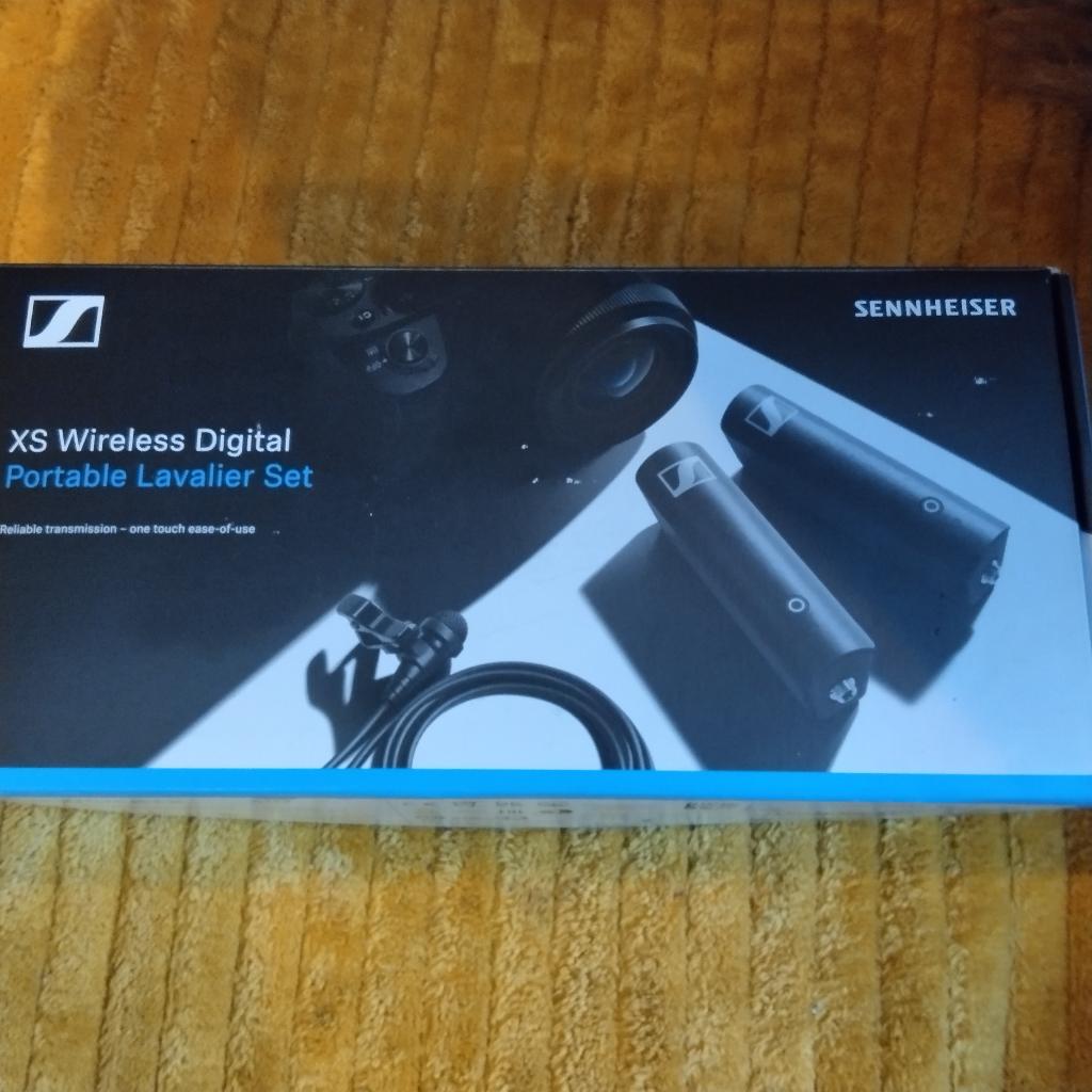 xs wireless digital lavalier set portable, Muziek en Instrumenten, Microfoons, Verzenden, Zo goed als nieuw, Overige typen, Draadloos