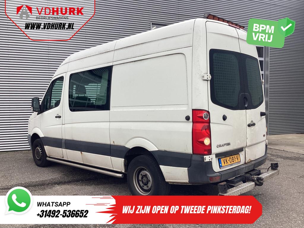 Volkswagen Crafter 50 2.5 TDI Aut. L2H2 DC Dubbel Cabine EXP, Automaat, Gebruikt, Volkswagen, Wit