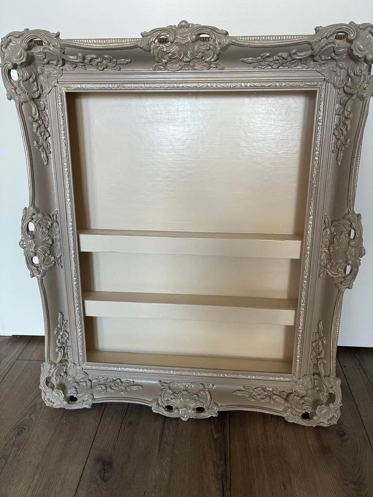 Brocante wandkastje, Antiek en Kunst, Ophalen of Verzenden