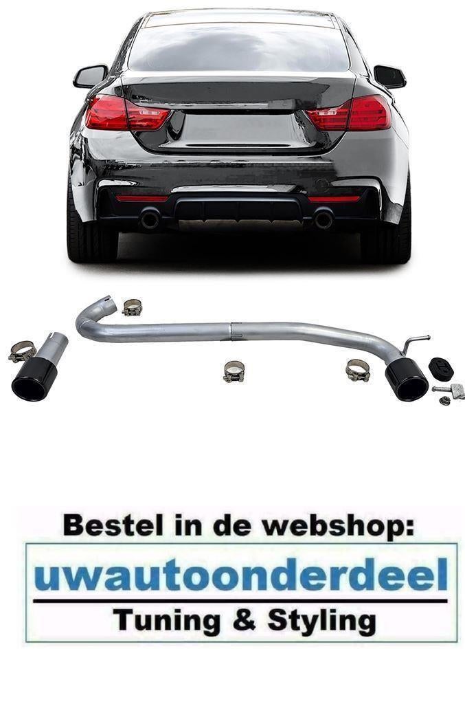 Uitlaat Sierstuk Black Tip M4 435i Look Voor Bmw 4 serie F32, Verzenden, Automotive Parts, A.parts@hotmail.nl, Trasmolenlaan 12 3447 GZ Woerden