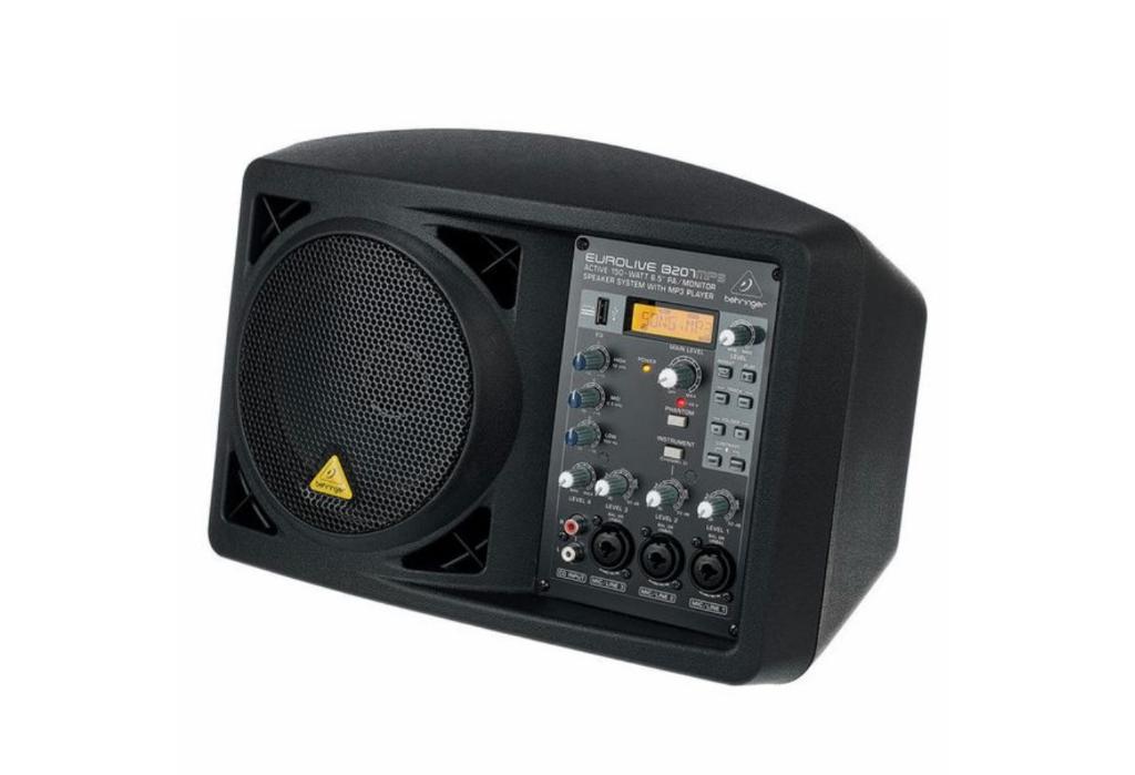 Behringer Eurolive B207MP3 Actief PA/Monitor Systeem, Ophalen of Verzenden, Gebruikt, Minder dan 500 watt
