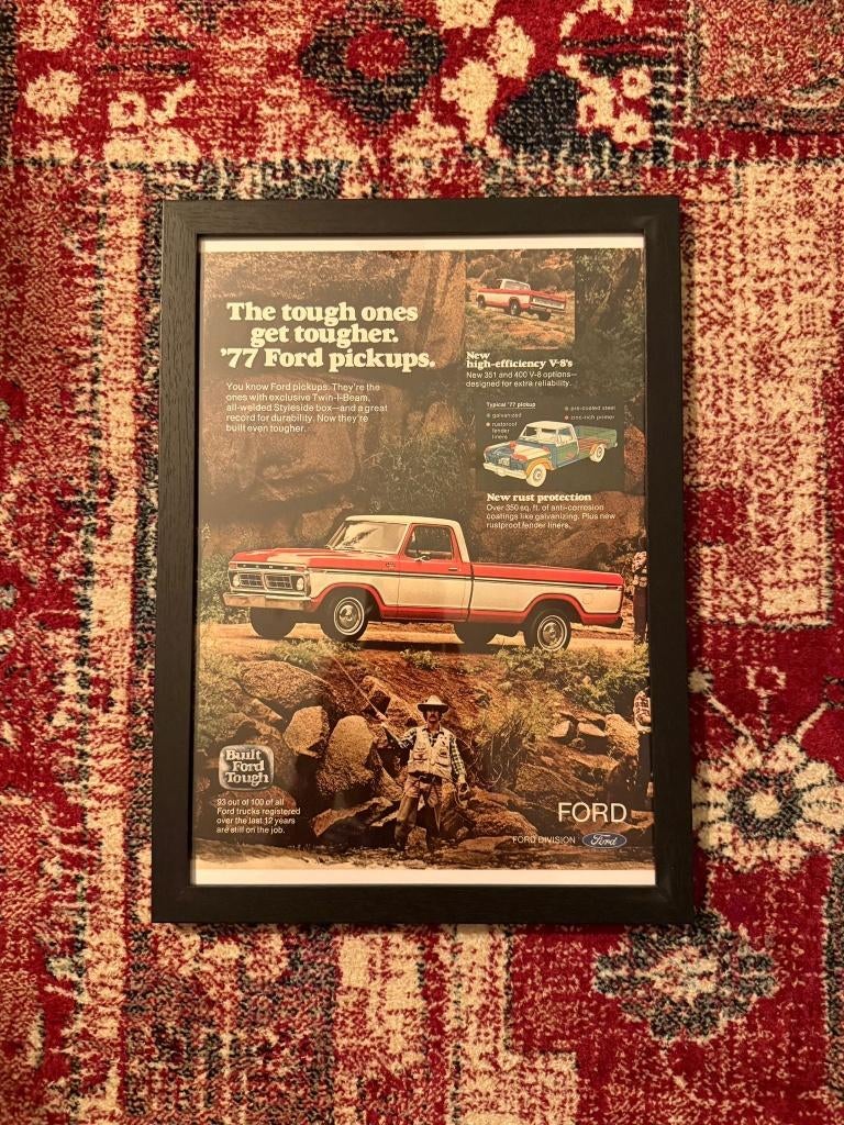 VINTAGE Originele Reclame Posters - 1977, Ophalen of Verzenden, Nieuw