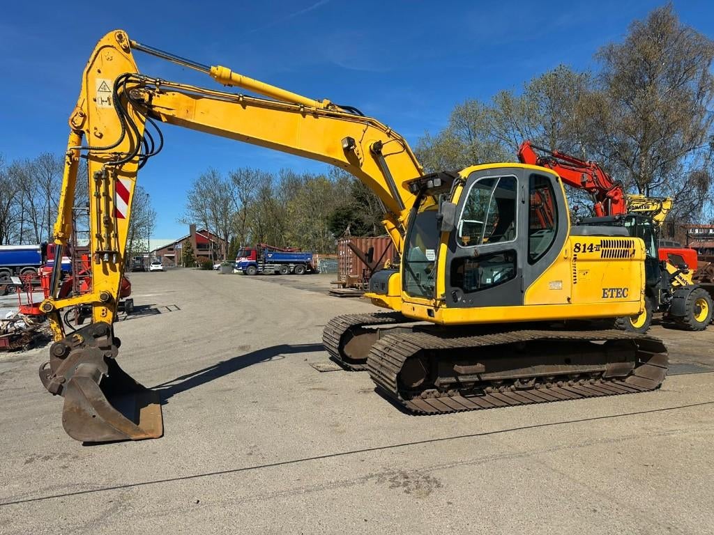 Doosan DX140 (ETEC 814) rupsrkaan 9705 uur!, Zakelijke goederen, Machines en Bouw | Kranen en Graafmachines, Graafmachine, Ophalen