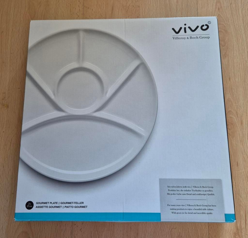 Vivo 2 gourmet borden NIEUW, Ophalen, Nieuw, Porselein, Bord(en)