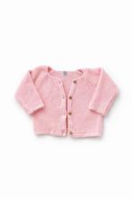 Roze gebreid vestje voor baby's - Maat 62, Ophalen of Verzenden, Zo goed als nieuw, Meisje, Truitje of Vestje