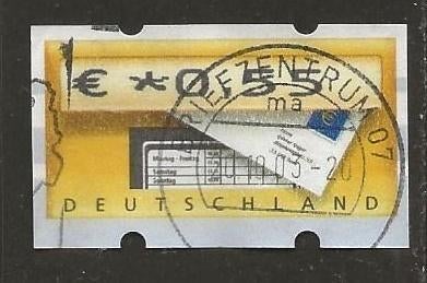 Duitsland 306, brievenbus, Verzenden, 1990 tot heden, Gestempeld