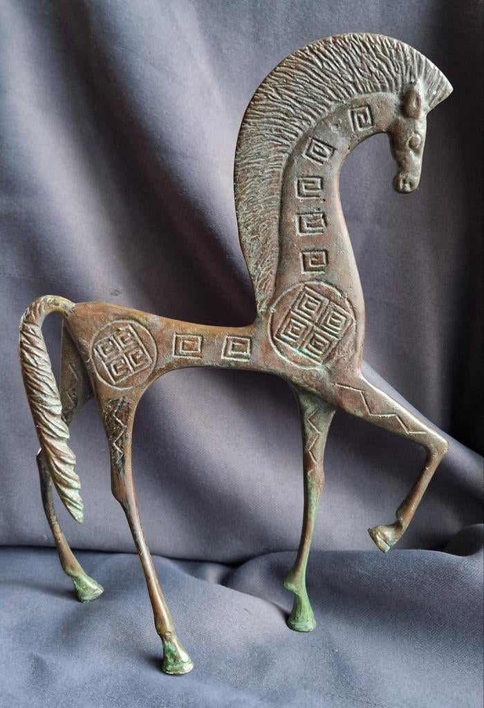 Bronzen paard., Antiek en Kunst, Ophalen of Verzenden