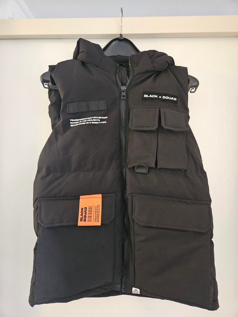 Black squad bodywarmer Z.G.A.N, Kleding | Heren, Black squad, Zwart, Ophalen of Verzenden, Zo goed als nieuw
