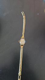 Klein horloge met gouden bandje, Ophalen of Verzenden