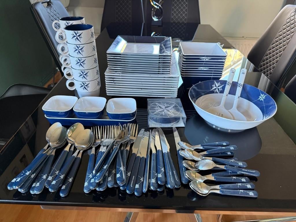 Compleet niet gebruikte bootservies set, Ophalen of Verzenden, Nieuw, Kombuis en Sanitair