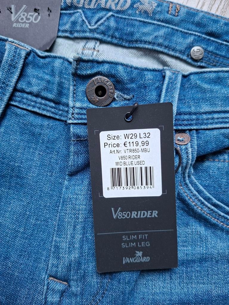 VANGUARD V850 Rider slimfit jeans W29 L32, Blauw, Nieuw, W32 (confectie 46) of kleiner, Ophalen of Verzenden