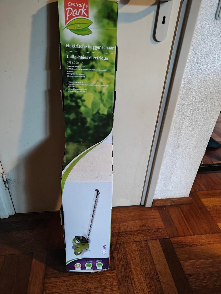 Central Park Elektrische Heggenschaar 600W + Verlengsnoer, Ophalen of Verzenden, Gebruikt, Elektrisch, Central Park
