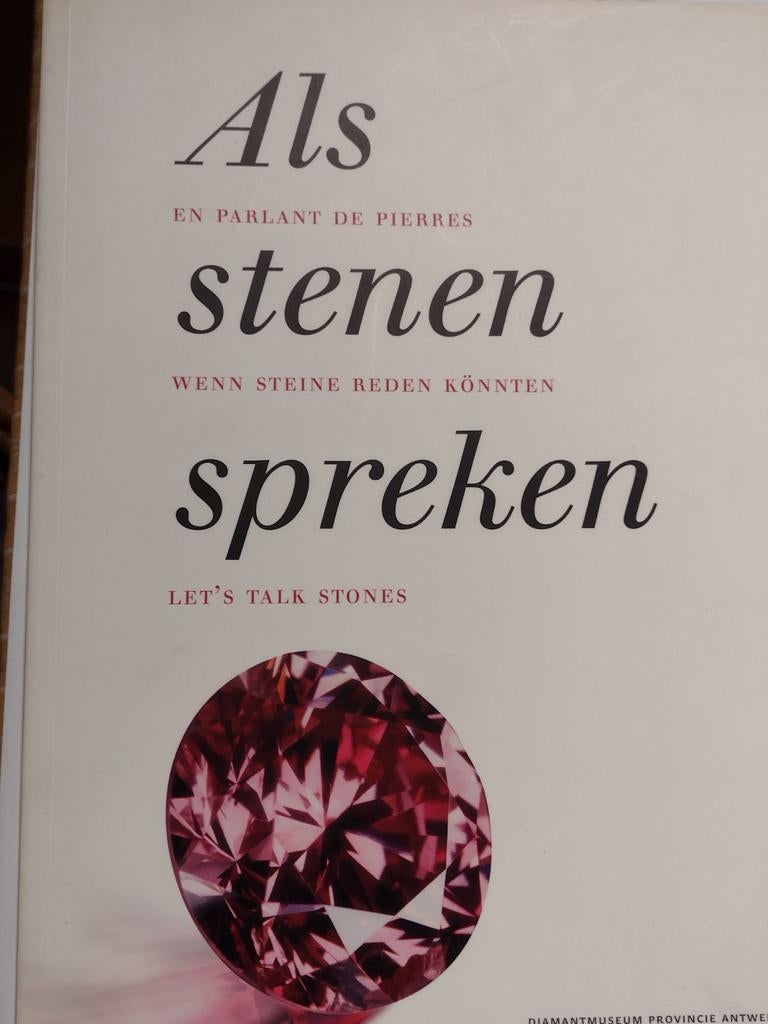boek : als stenen spreken / Diamantmuseum Antwerpen, Ophalen, Overige typen