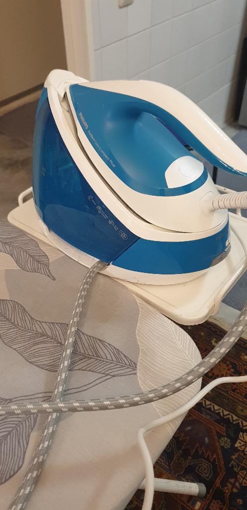 Philips Stoomstrijkijzer met OptimalTEMP Technologie, Ophalen, Zo goed als nieuw, Strijkijzer met snoer