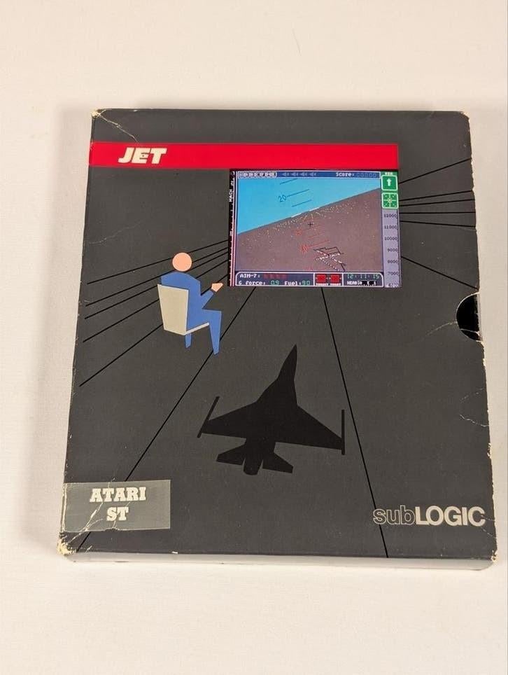 Atari ST Jet – SubLOGIC – Compleet in doos, Computers en Software, Vintage Computers, ., Ophalen of Verzenden, ., Atari