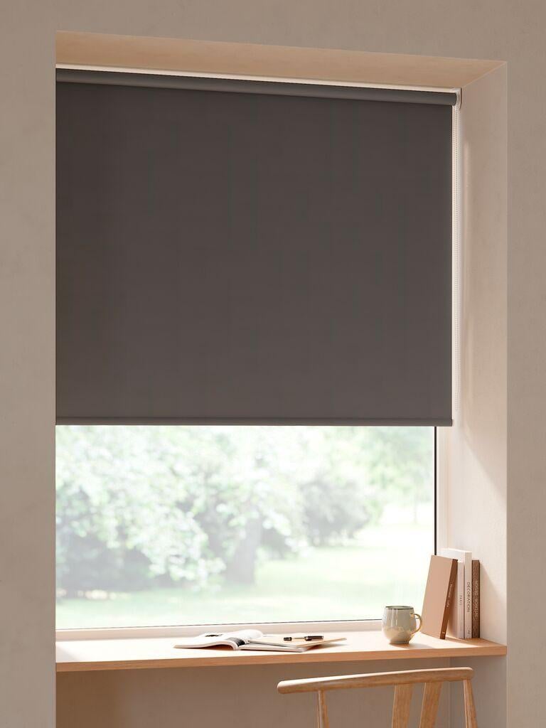 Rolgordijn verduisterend BOLGA 140x170 grijs NIEUW, Ophalen, 100 tot 150 cm, Grijs, 150 tot 200 cm